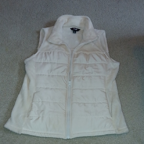 Fila Jackets & Blazers - FILA Women's Cream Puffer Vest